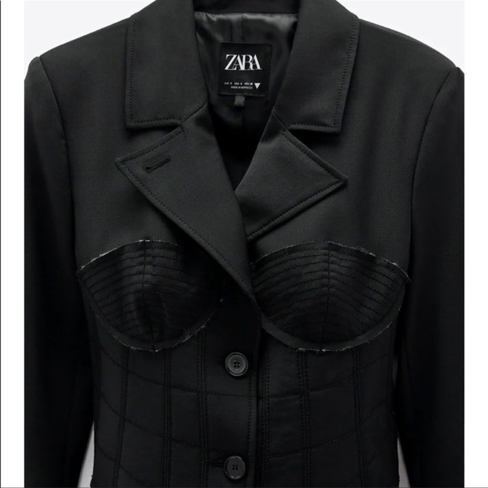 COPY - Seamed Corset Blazer- Zara